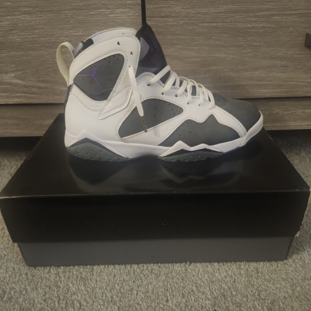 Men's White and Gray Sneakers